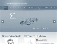 Tablet Screenshot of felipecampuzano.com